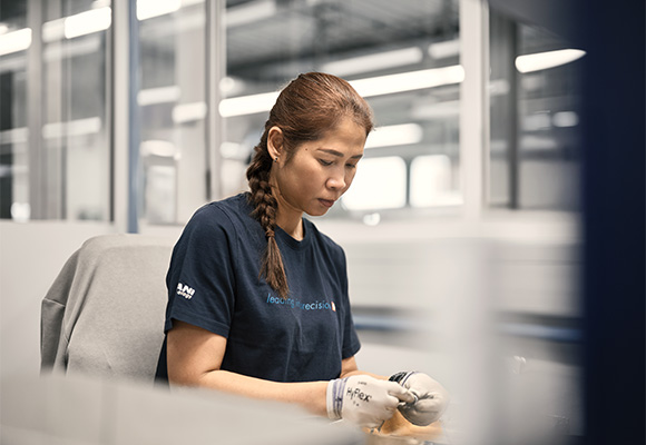 Female Employee at work